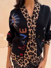 Never Fully Dressed Black Amore Astrid Cardigan - Image 1 of 4