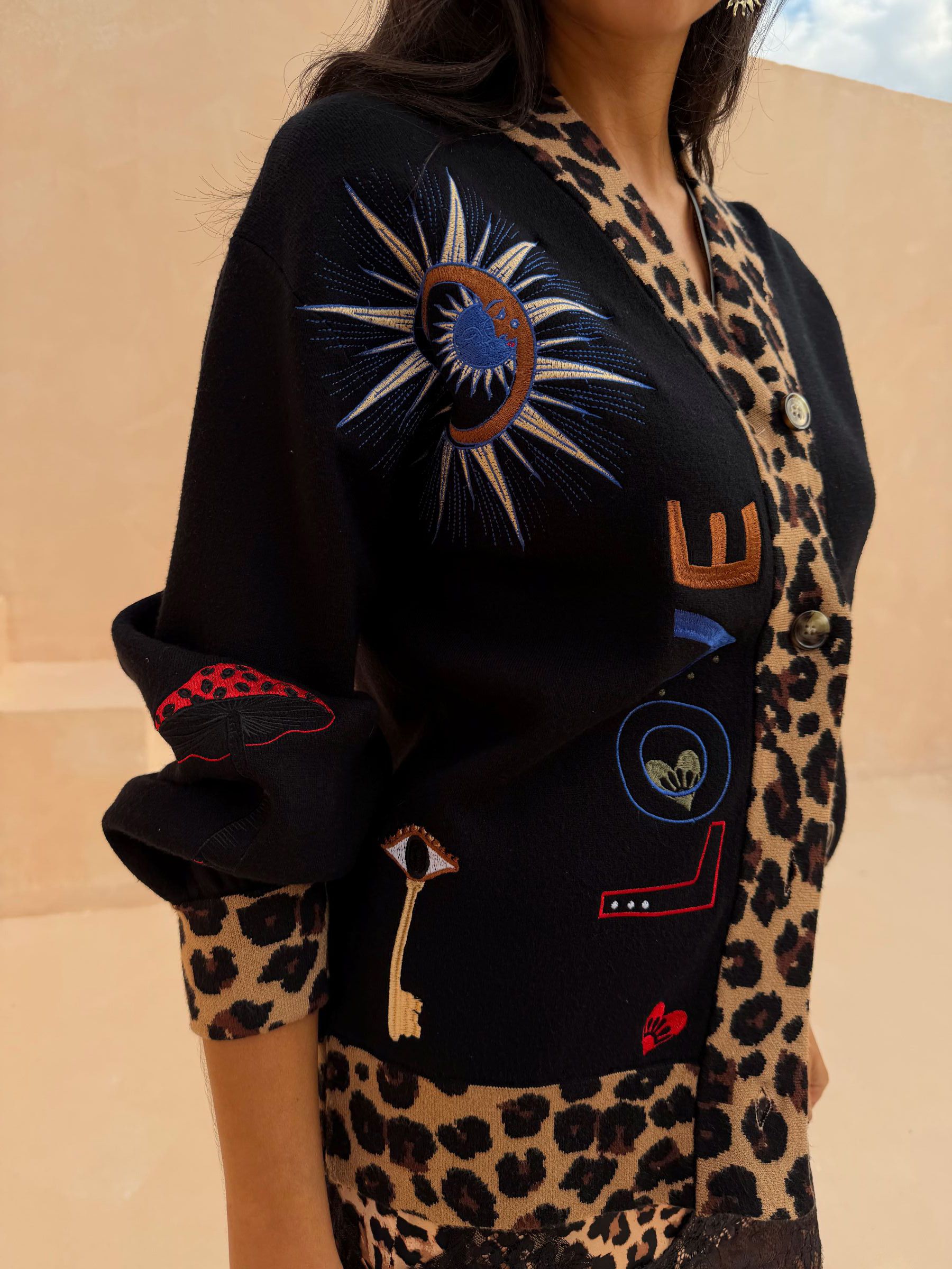 Buy Never Fully Dressed Black Amore Astrid Cardigan from Next India