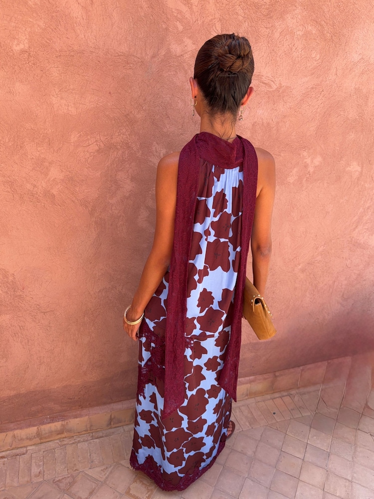 Never Fully Dressed Blue Jaden Floral Print Lily Top - Image 2 of 4