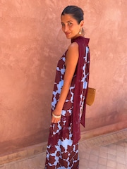 Never Fully Dressed Blue Jaden Floral Print Lily Top - Image 4 of 4