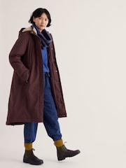 Seasalt Cornwall Brown Tall Janelle Waterproof Raincoat - Image 1 of 5