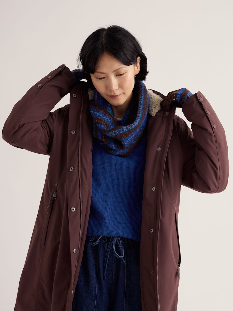 Seasalt Cornwall Brown Tall Janelle Waterproof Raincoat - Image 2 of 5