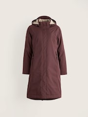 Seasalt Cornwall Brown Tall Janelle Waterproof Raincoat - Image 4 of 5