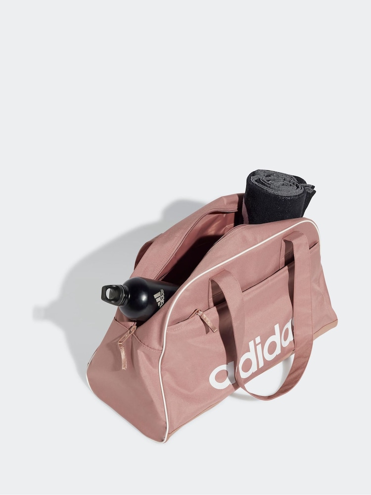 adidas Red Linear Essentials Bowling Bag - Image 3 of 5