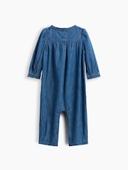 Gap Dark Wash Denim Heart One-Piece (0-24mths) - Image 2 of 3