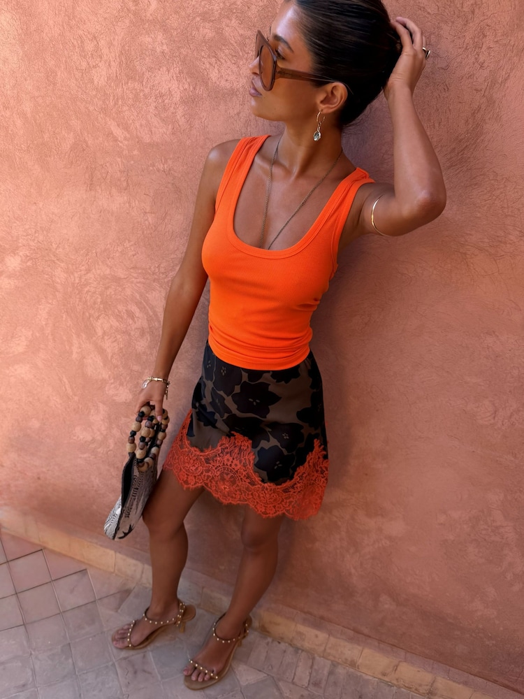 Maro - Never Fully Dressed Print Maeva Mini Skirt - Imaginea 4 din 4 Maro - Never Fully Dressed Print Maeva Mini Skirt - Imaginea 4 din 4