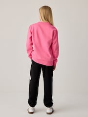 adidas Pink Essentials Large Logo Tracksuit - Image 4 of 7