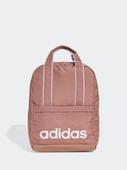 وردي - حقيبة ظهر بتصميم مزين بالشعار الخطي من تشكيلة Essentials من adidas - صورة 1 من 5
