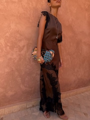 Never Fully Dressed Brown And Black Fearne Dress - Image 4 of 4