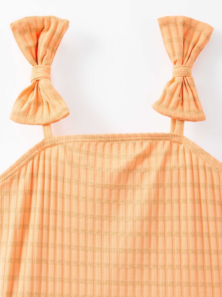 Cotton On Orange Bow One Piece Swimsuit - Image 2 of 2 Cotton On Orange Bow One Piece Swimsuit - Image 2 of 2