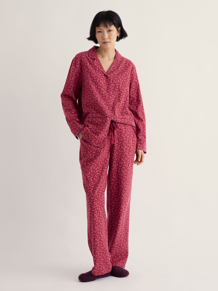 Seasalt Cornwall Red Song Bird Pyjamas - Image 1 of 7