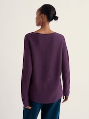 Seasalt Cornwall Purple Fruity Jumper - Image 3 of 5
