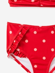Cotton On Red Claire Frill Bikini - Image 2 of 3