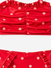 Cotton On Red Claire Frill Bikini - Image 3 of 3