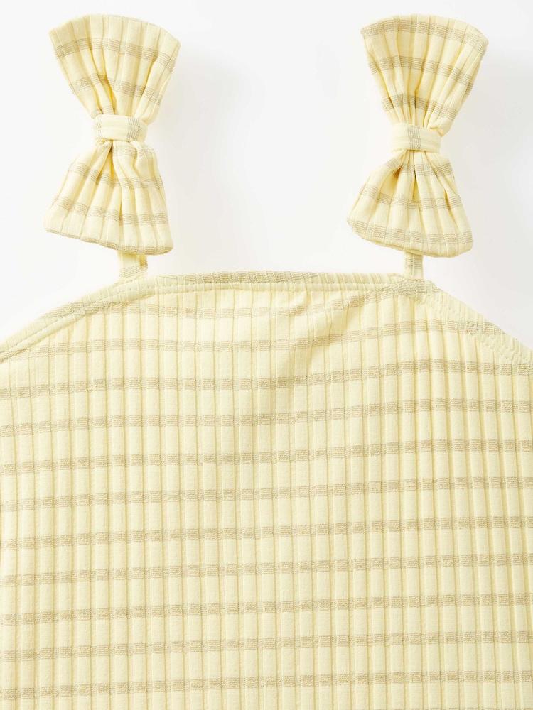 Cotton On Yellow Bow One-Piece Swimsuit - Image 2 of 2 Cotton On Yellow Bow One-Piece Swimsuit - Image 2 of 2