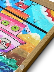 Personalised Kids Art Display Hanging Frame by Loveabode - Image 3 of 4