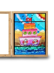 Personalised Kids Art Display Hanging Frame by Loveabode - Image 4 of 4