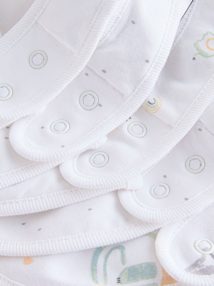 Weiß - Baby-Lätzchen im 5er-Pack - Bild 8 von 8 Weiß - Baby-Lätzchen im 5er-Pack - Bild 8 von 8