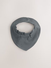 Grey/Brown/Cream 5 Pack Neutral Dribble Bibs - Image 5 of 7