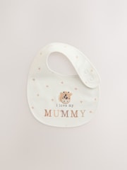 Neutral Character I Love My Mummy/Daddy Baby Bibs 2 Pack - Image 2 of 3