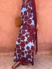 Never Fully Dressed Blue Jaden Floral Print Lily Skirt - Image 2 of 4
