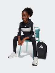 adidas Black Essentials Tiberio 3 Stripes Leggings and Hoodie Set - Image 3 of 8
