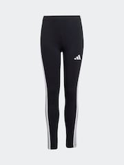 adidas Black Essentials Tiberio 3 Stripes Leggings and Hoodie Set - Image 8 of 8