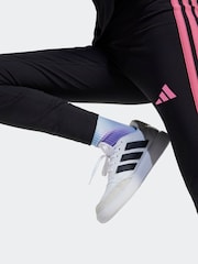 adidas Black 3 Stripe Essentials Leggings - Image 5 of 6