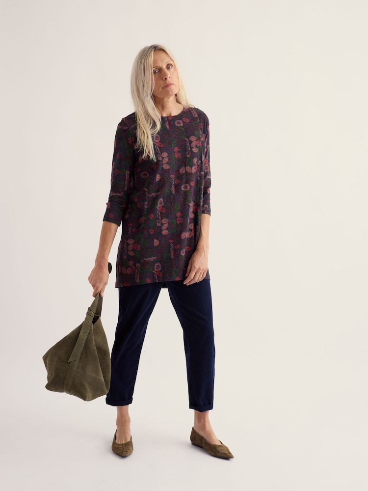Seasalt Cornwall Blue Shore Foraging Tunic - Image 1 of 5 Seasalt Cornwall Blue Shore Foraging Tunic - Image 1 of 5