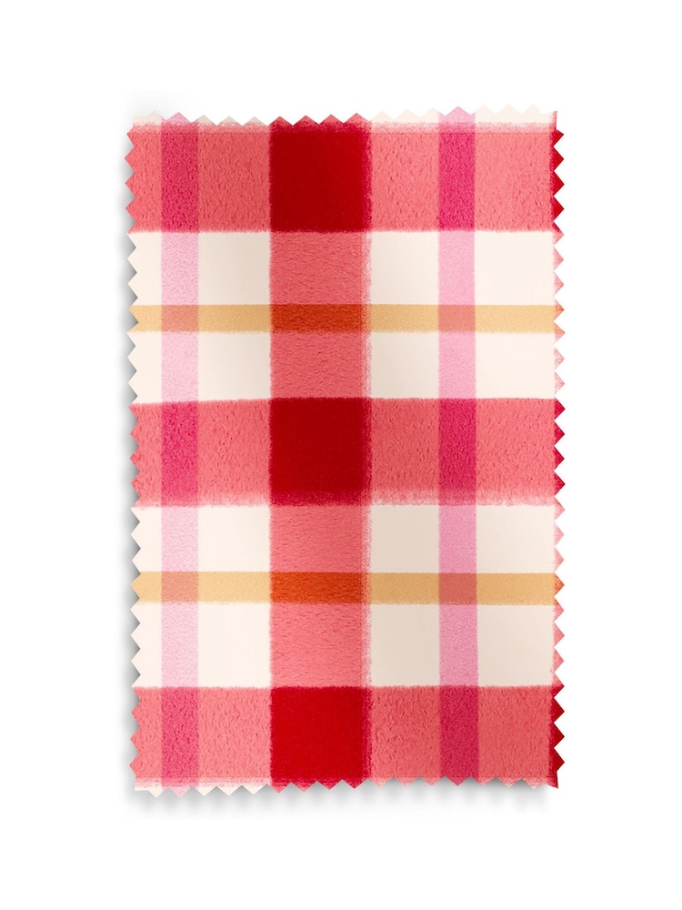 Wee Blue Bell Red Pink Strawberry Jam Check Made To Measure Roman Blinds - Image 7 of 7 Wee Blue Bell Red Pink Strawberry Jam Check Made To Measure Roman Blinds - Image 7 of 7