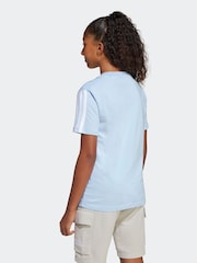 adidas Blue Essentials T-Shirt - Image 2 of 6