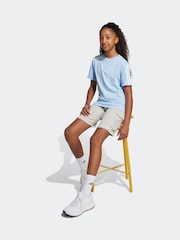 adidas Blue Essentials T-Shirt - Image 3 of 6