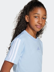 adidas Blue Essentials T-Shirt - Image 4 of 6