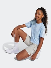 adidas Blue Essentials T-Shirt - Image 5 of 6