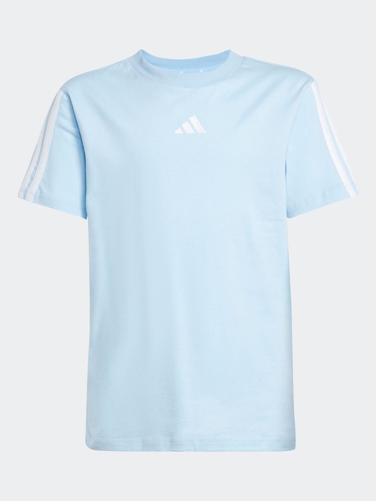 adidas Blue Essentials T-Shirt - Image 6 of 6