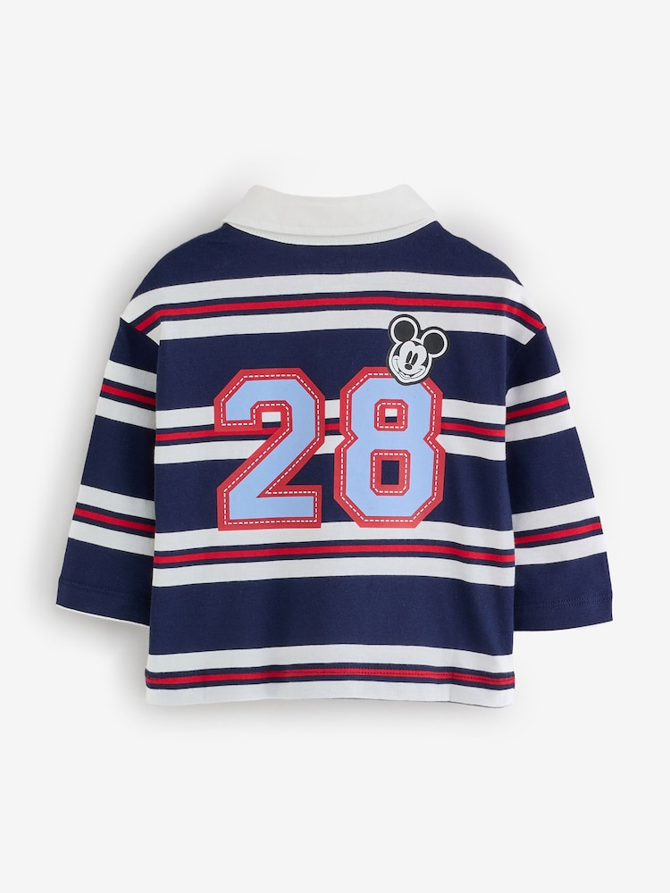 Gap Blue Mickey Mouse Disney Rugby Polo Shirt (6mths-5yrs) - Image 2 of 5