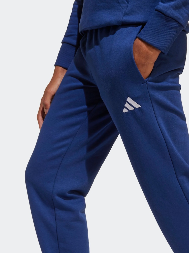 adidas Blue Essentials Joggers - Image 4 of 6