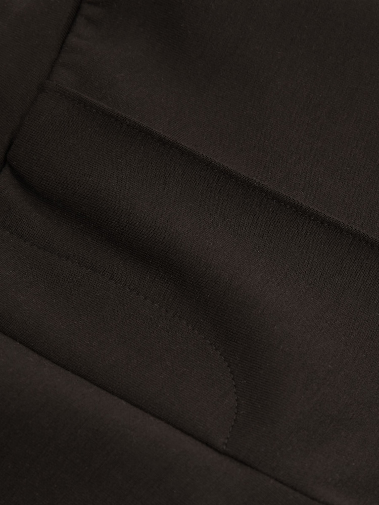 Marrón chocolate - Pantalones de chándal con cordón ajustable de punto entrelazado Premier de Reiss - Imagen 4 de 4
