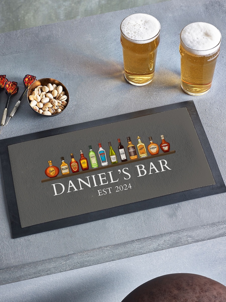 Personalised Spirit Bar Mat by Loveabode - Image 1 of 4