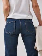 JD Williams Dark Blue 24/7 Straight Leg Jeans - Image 3 of 4