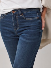 JD Williams Dark Blue 24/7 Straight Leg Jeans - Image 4 of 4