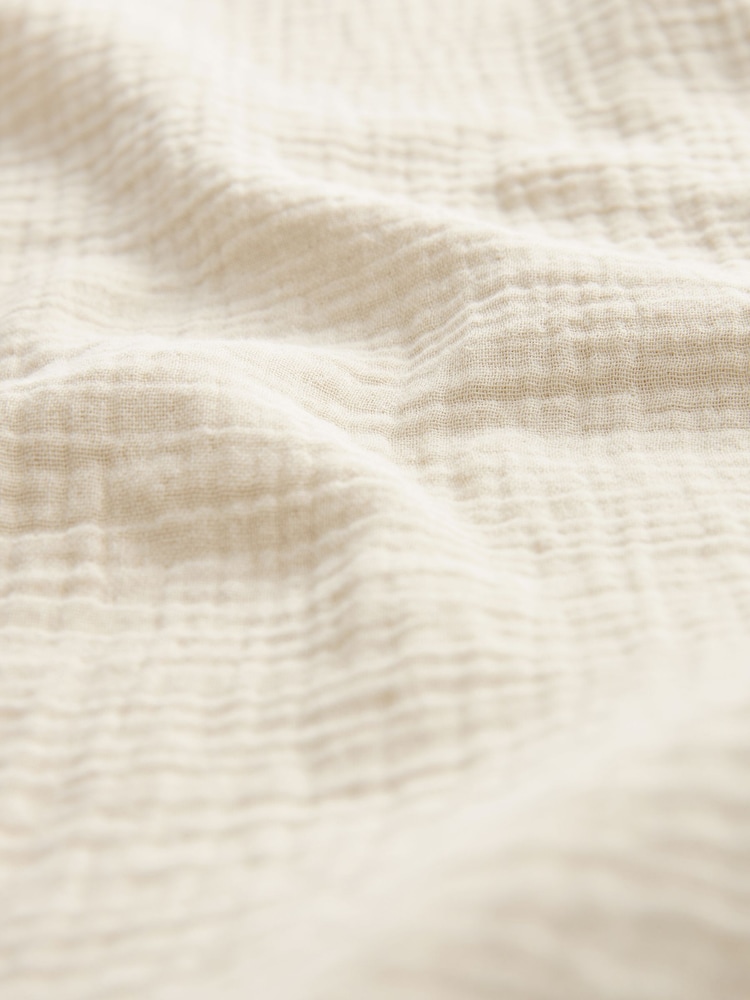 Neutral 100% Cotton Crinkle Playsuit - Image 6 of 6 Neutral 100% Cotton Crinkle Playsuit - Image 6 of 6