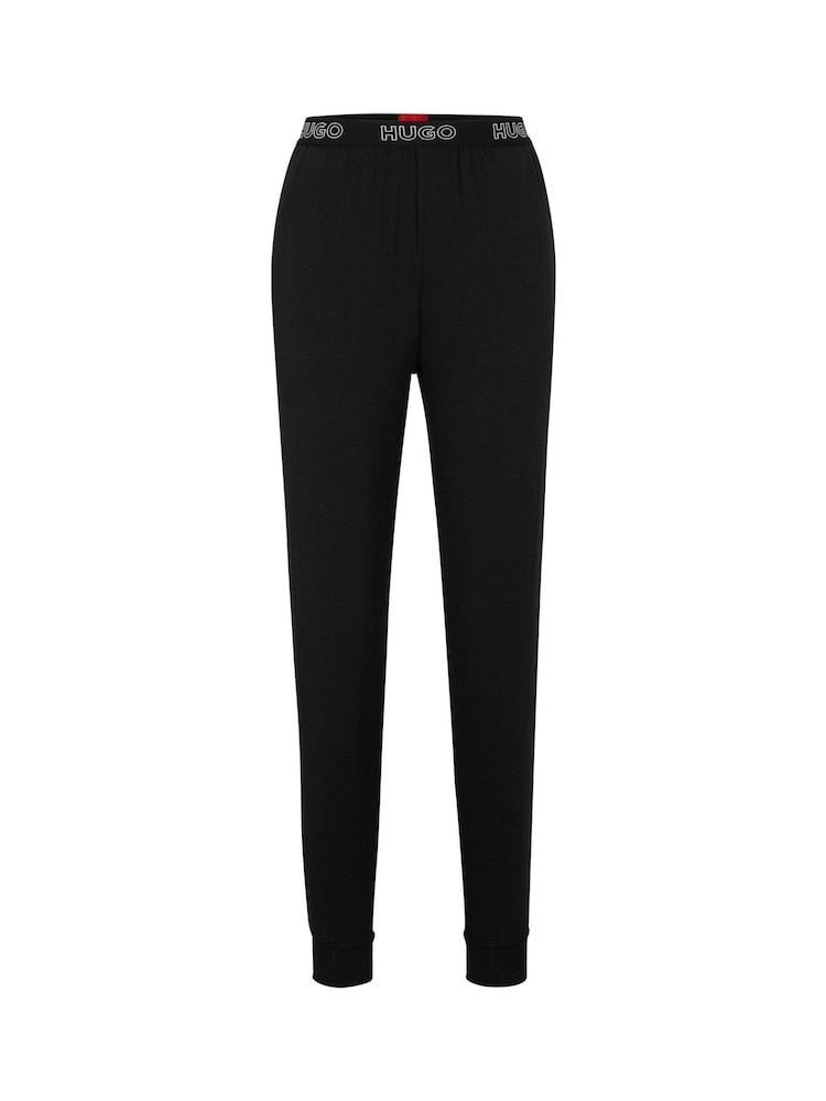 HUGO Black HUGO Logo Waistband Pyjama Bottoms Stretch Jersey - Image 5 of 5 HUGO Black HUGO Logo Waistband Pyjama Bottoms Stretch Jersey - Image 5 of 5