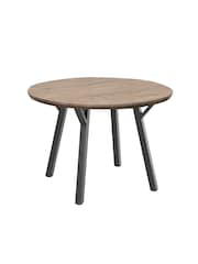 K Interiors Brown Atlantis Dining 4 Seater Round Table - Image 1 of 2