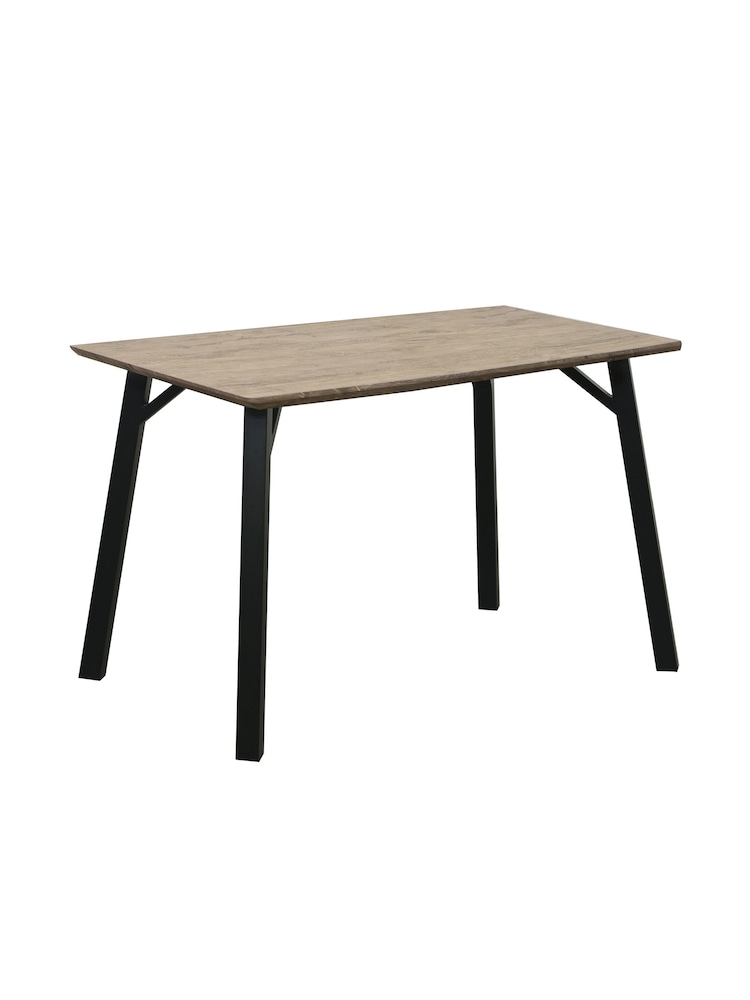 K Interiors Brown Atlantis Dining 4 Seater Table - Image 1 of 2