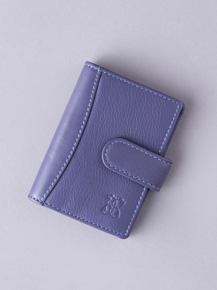 Lakeland Leather Purple Multi Credit Card Holder - Image 1 of 3