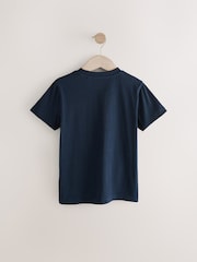 Navy Blue Best Bro Short Sleeve Graphic Print T-Shirt (3-16yrs) - Image 2 of 4