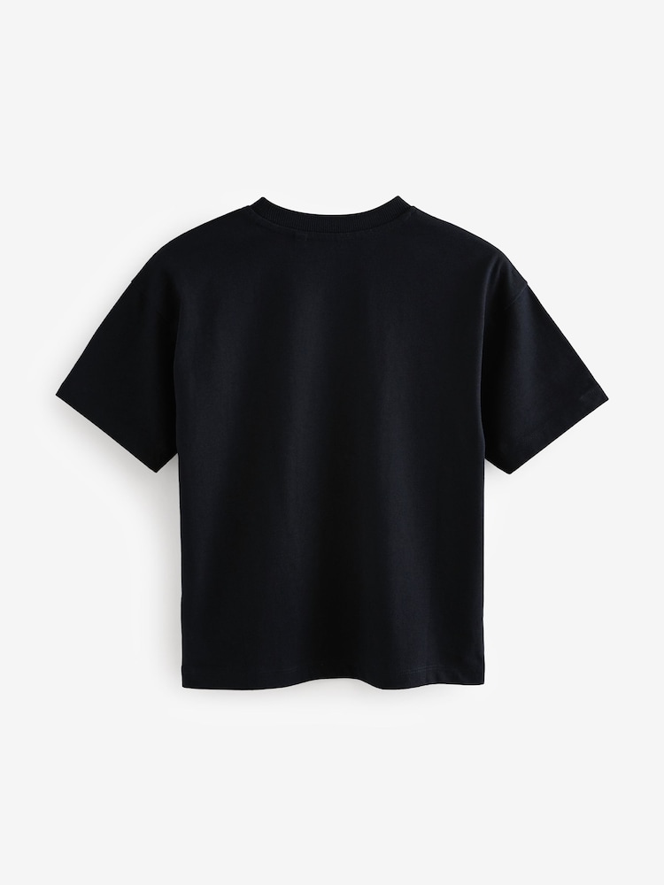 Black Gorilla Relaxed Fit Short Sleeve Graphic Print T-Shirt (3-16yrs) - Image 2 of 4