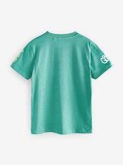 Green Graffiti Skull Regular Fit Short Sleeve Graphic 100% Cotton T-Shirt (3-16yrs) - Image 5 of 8