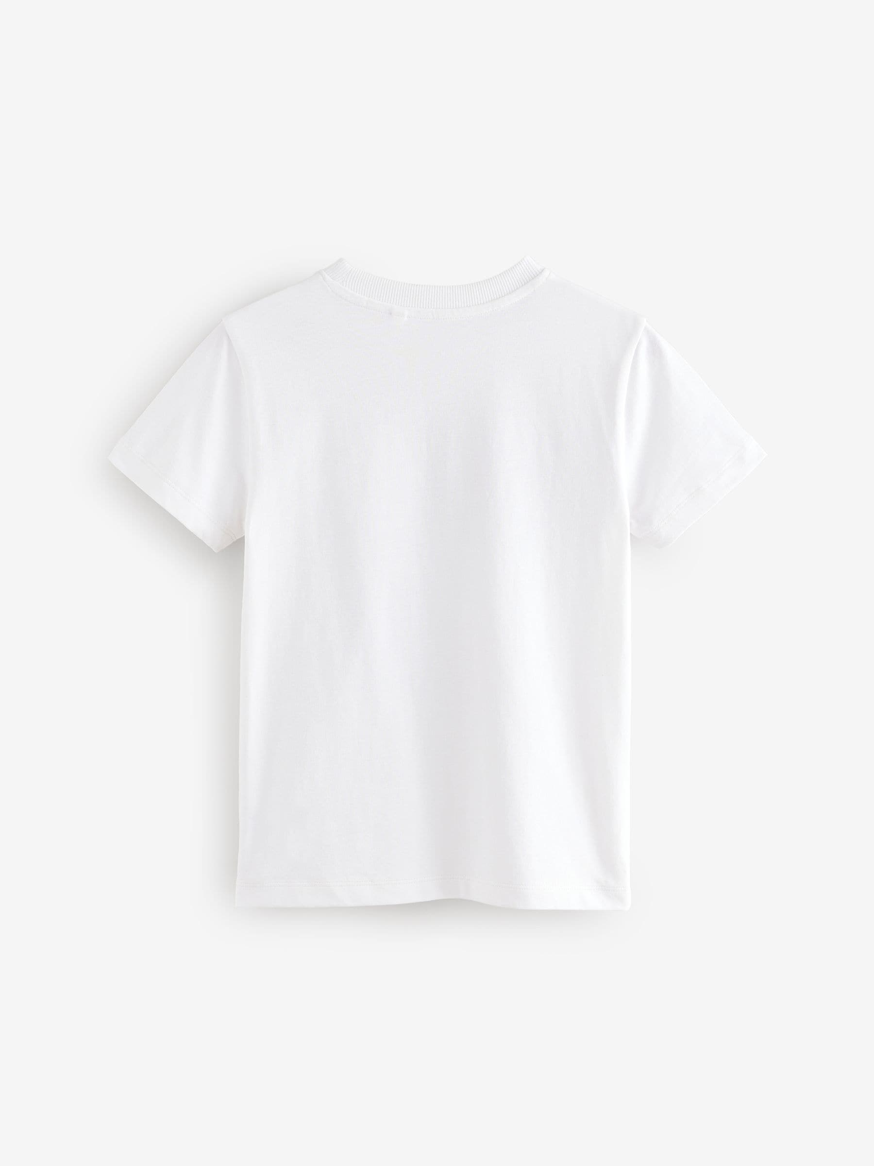 口コミ・レビューで人気商品を探そう Buy 100 Graphic Sleeve Short Fit Regular Face Happy White トップス